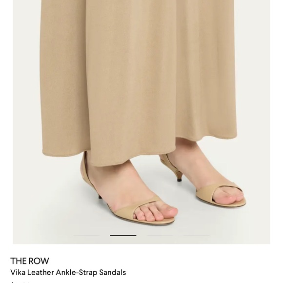 The Row Vika Biege Sandals